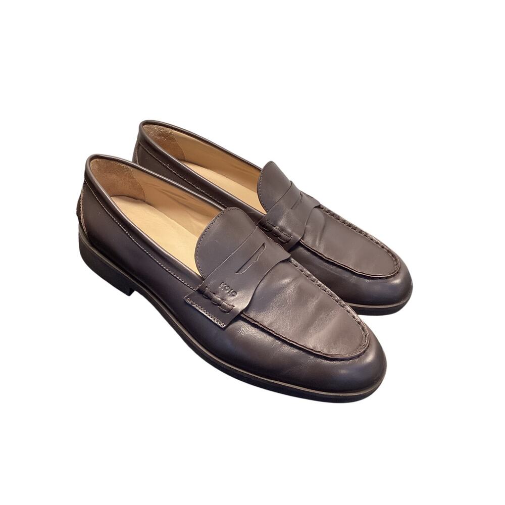 Kolo Men's Leather Slip-On Penny Loafers‎ Shoes Driving Everyday Brown Size 12